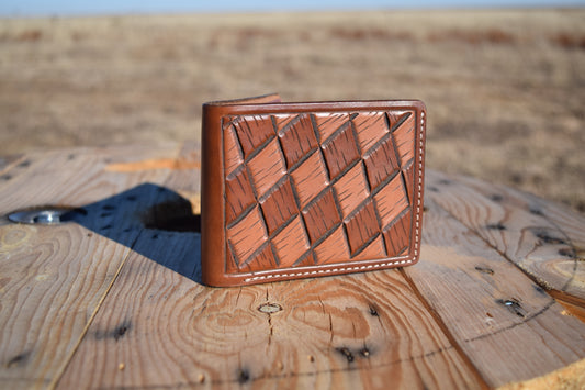 Basket Weave Billfold