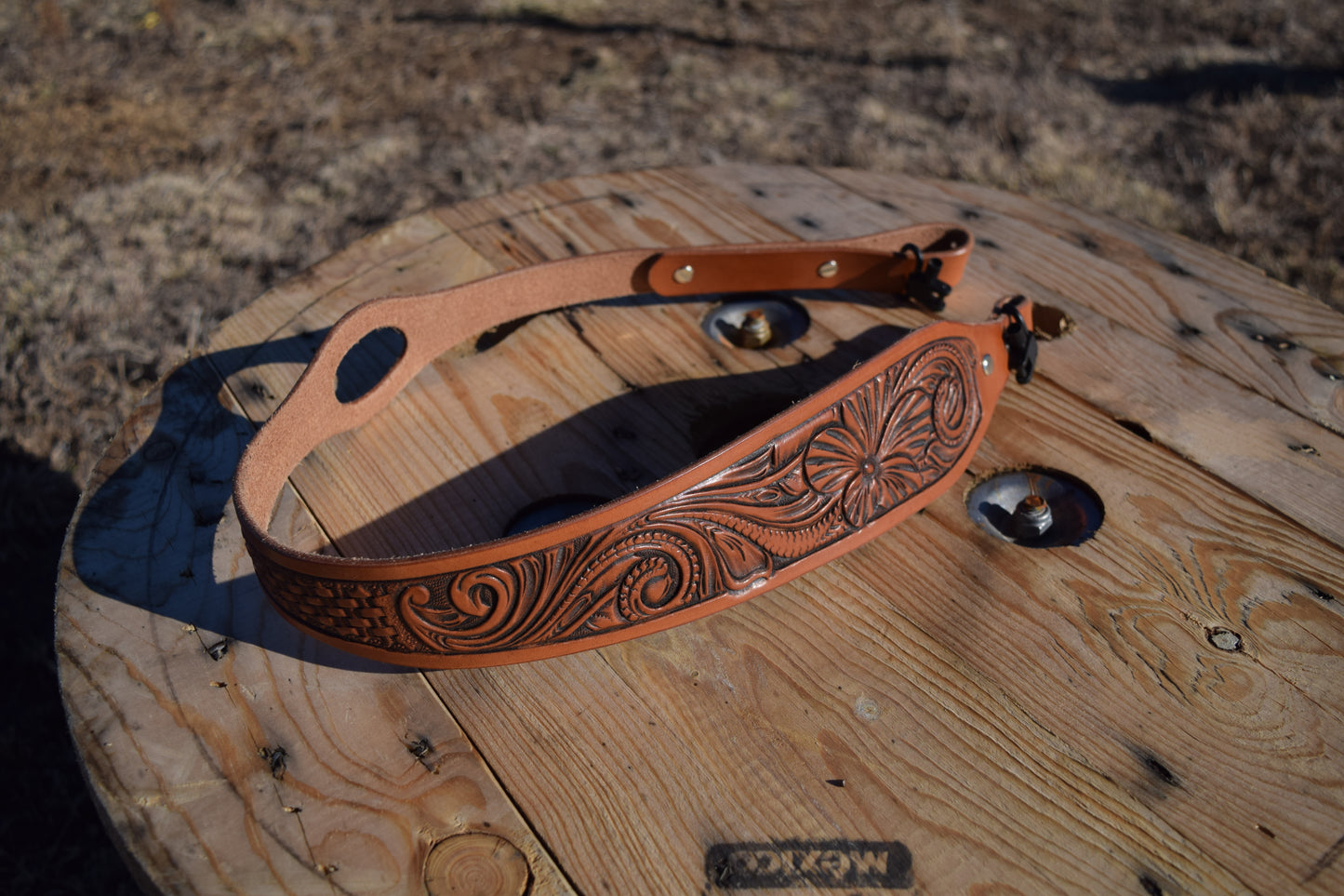 Floral Tooled Rifle Sling